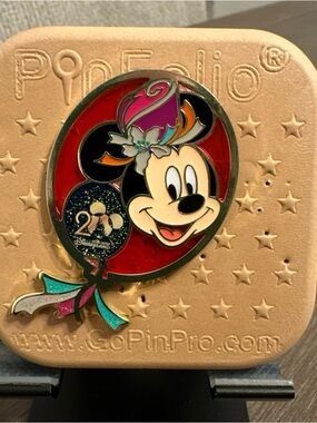 Disney HKDL Hong Kong 20th Celebration Balloon Mickey Mouse Disney Pin 2025